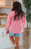 Hot Pink Star Embellished Denim Shirt Jacket - Final Sale