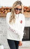 ISU Go Cyclones White Crewneck Sweatshirt