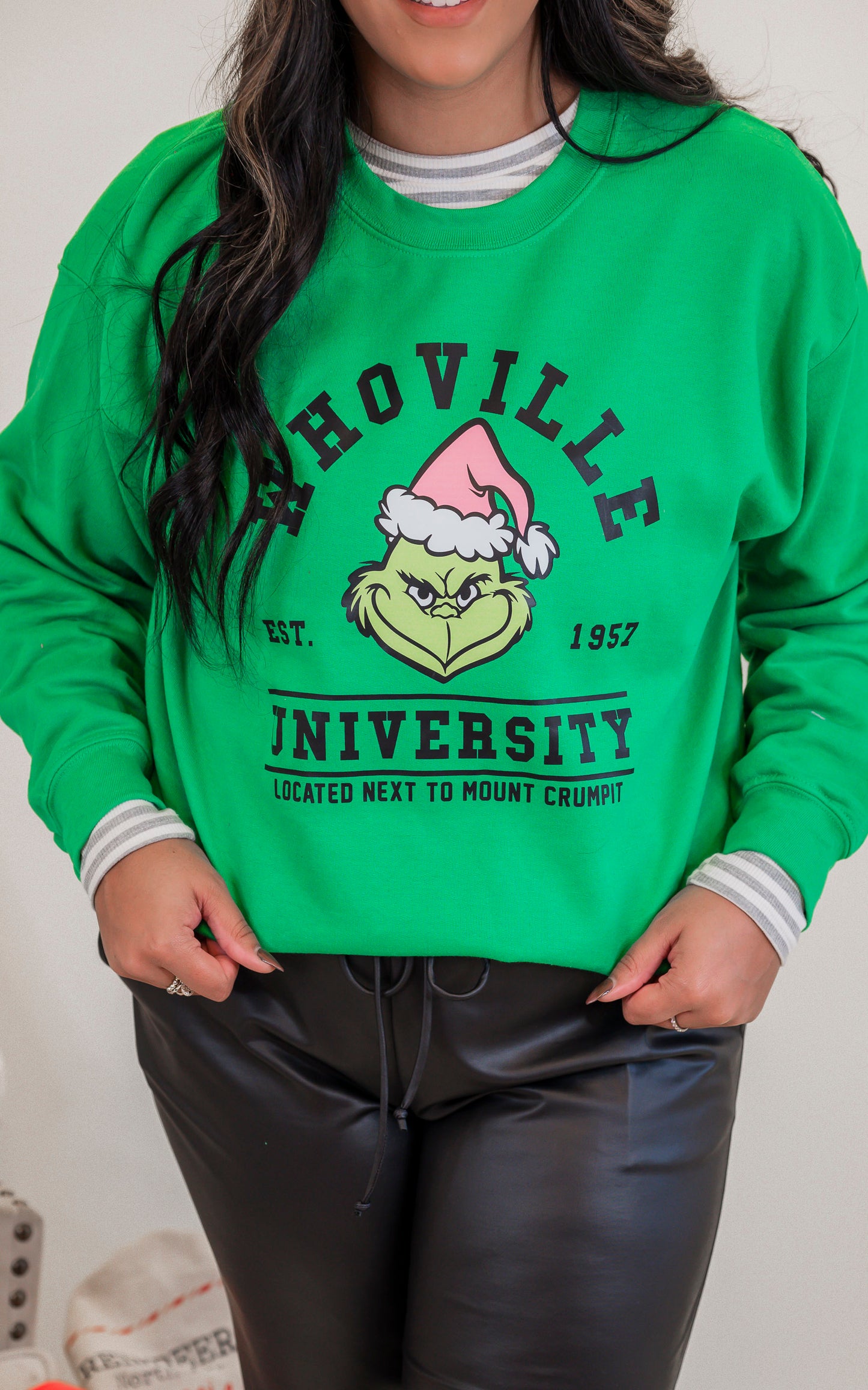 Whoville University Graphic Crewneck Sweatshirt