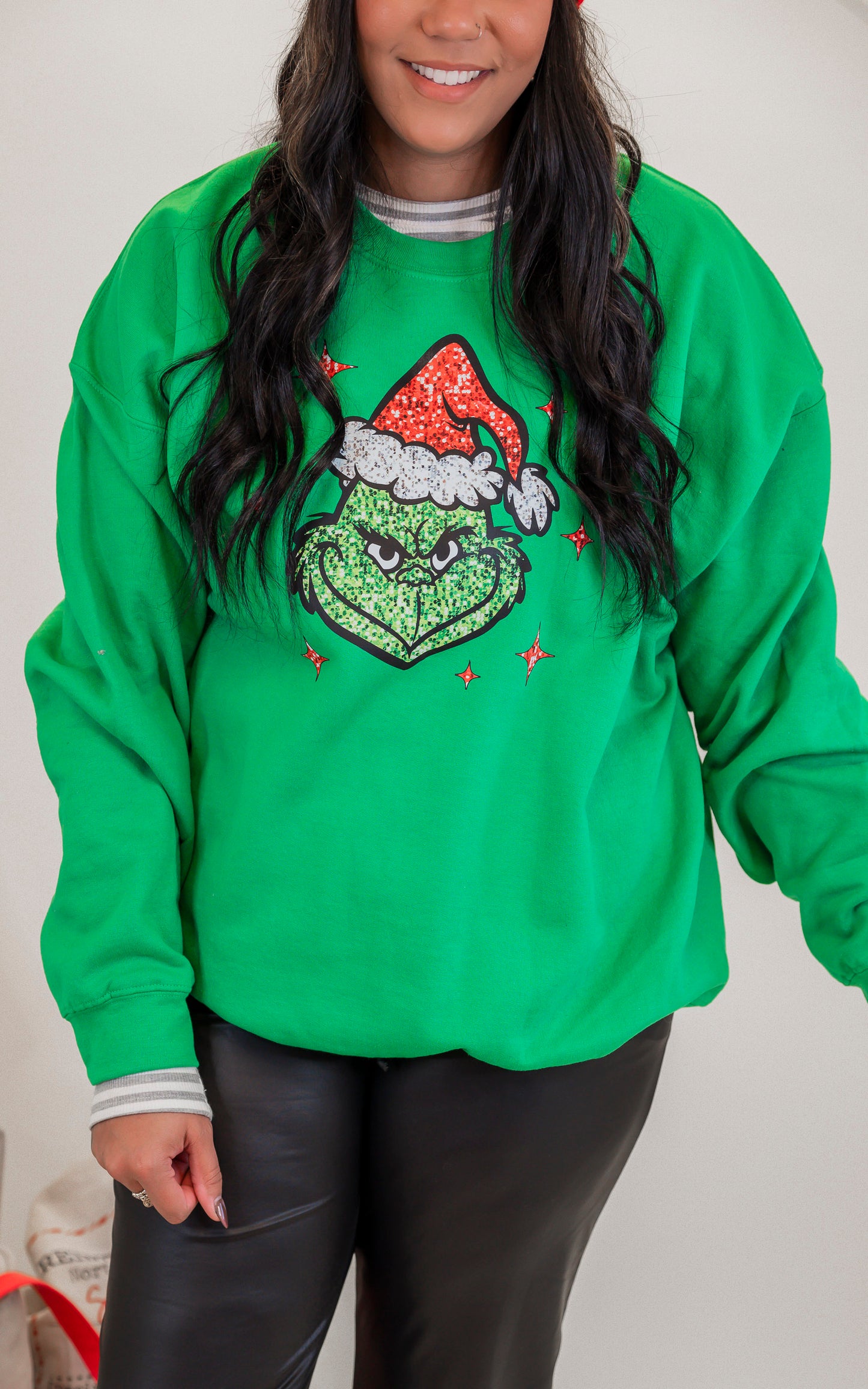 Holiday Sparkle Graphic Crewneck Sweatshirt