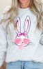 Bubblegum Bunny Graphic Crewneck Sweatshirt