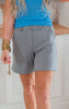 6.5 Inch Coastal Grey Everyday Bermuda Chino Shorts by Salty Wave