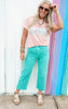 Island Green RFM Crop Chloe Tummy Support Wide Leg Denim Jeans