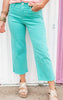 Island Green RFM Crop Chloe Tummy Support Wide Leg Denim Jeans