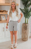 6.5 Inch Misty Grey Everyday Bermuda Chino Shorts by Salty Wave