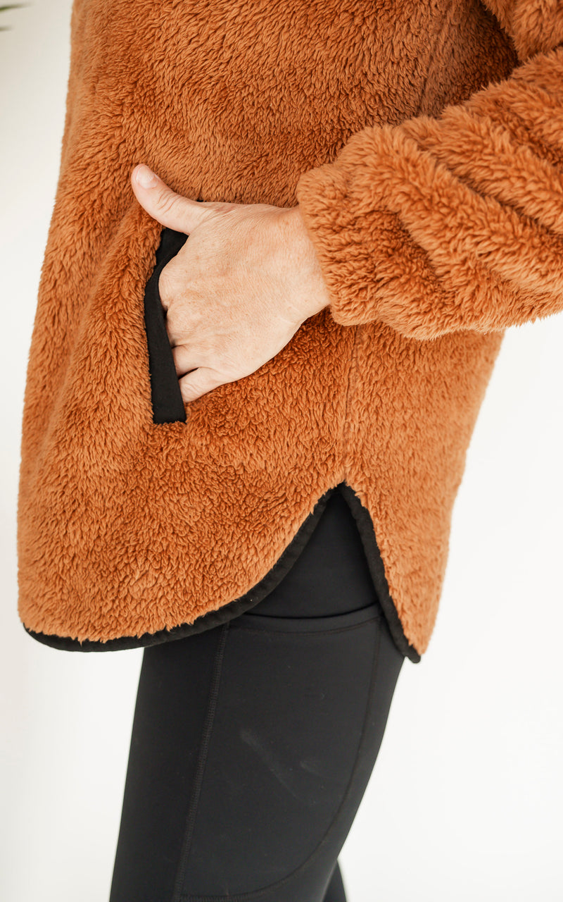 The Teddy Sherpa Pullover by Salty Wave