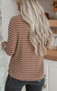 Camel Ribbed Long Sleeve Top w/ Thumbholes