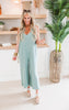 Sage Sleeveless Jumpsuit - Final Sale