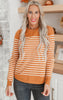 Marigold Stripe Sweater Top