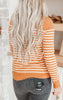 Marigold Stripe Sweater Top