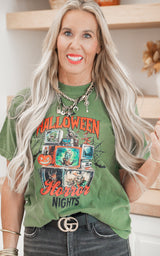 Halloween Horror Nights Garment Dyed Graphic T-shirt