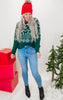 Christmas Oh Christmas Hunter Green Sweater Top