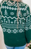 Christmas Oh Christmas Hunter Green Sweater Top