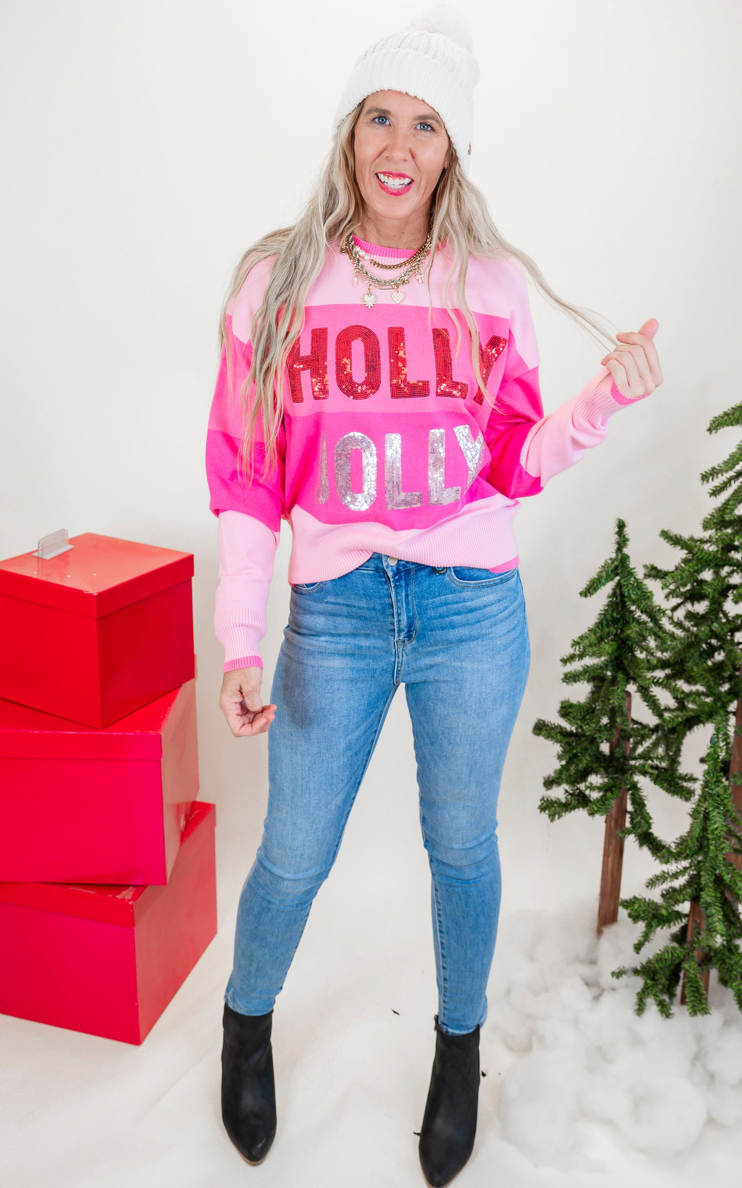 Holly Jolly Sequin Sweater