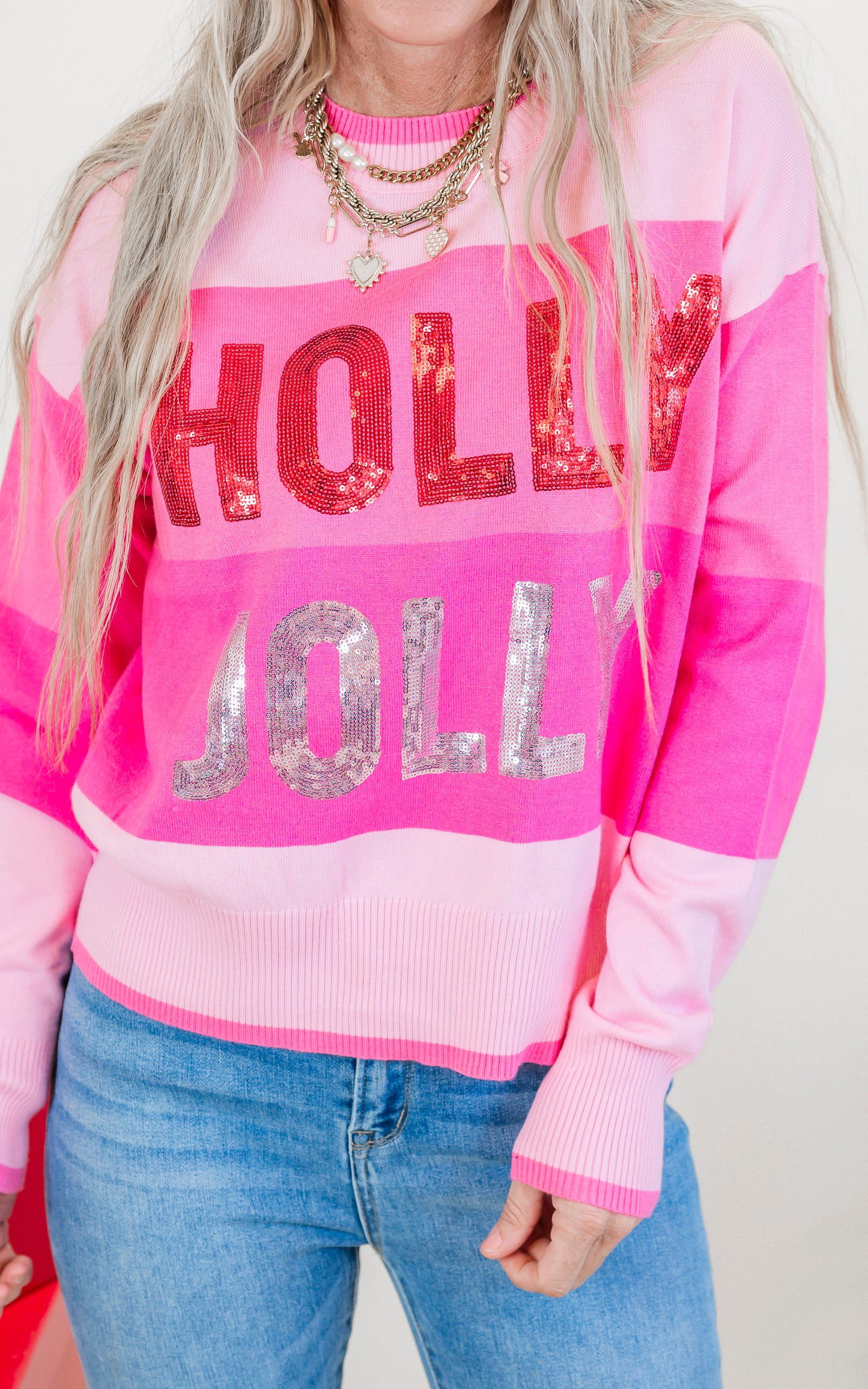 Holly Jolly Sequin Sweater