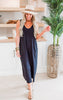 Black Sleeveless Jumpsuit