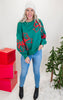 Christmas Bows Holiday Sweatshirt Top