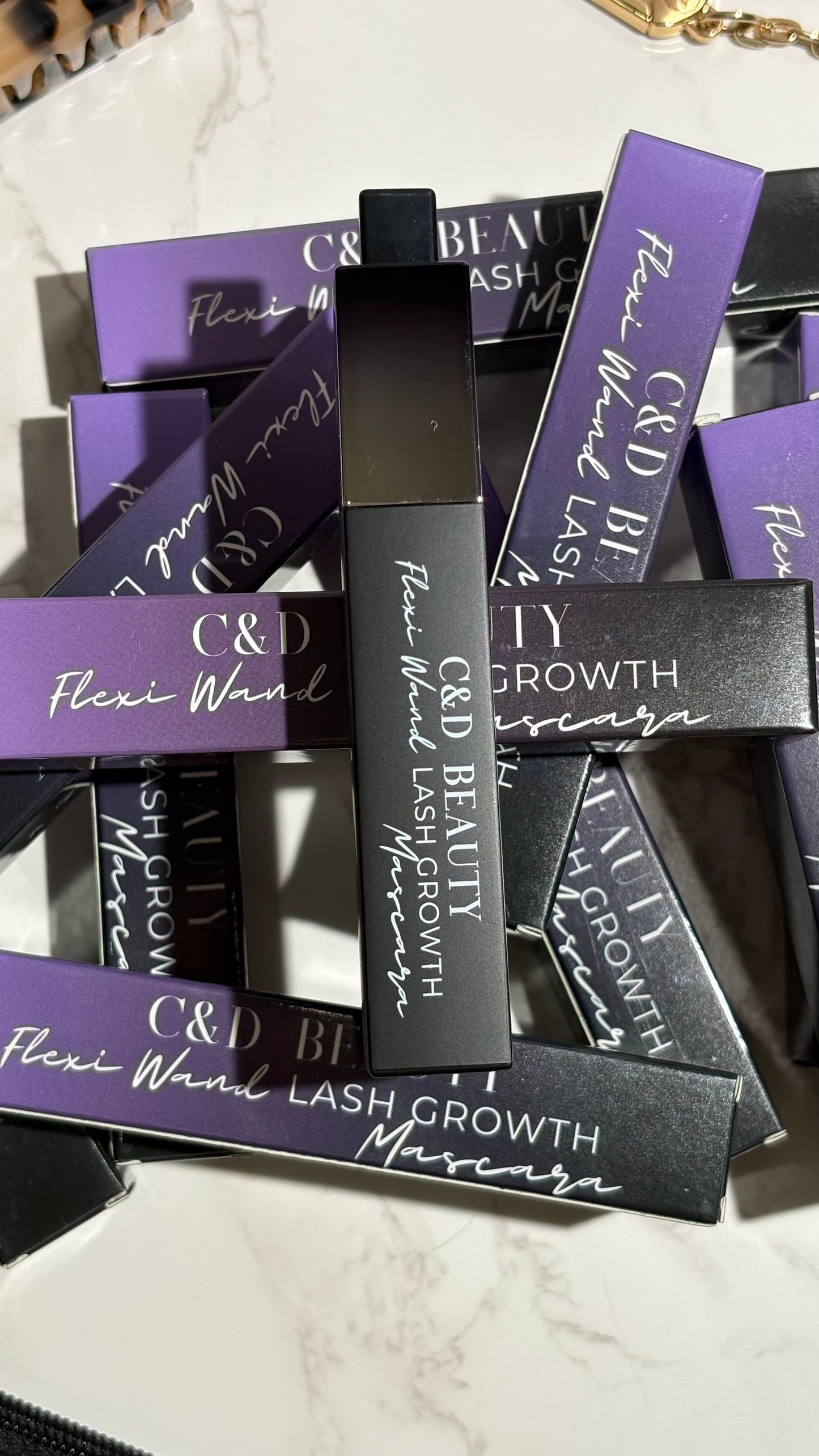 Black Flexi Wand Lash Growth Mascara | C&D BEAUTY *30A SEPT PREORDER