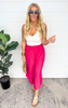 Weekend Chic Casual Wide Leg Pants