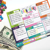 Earn & Learn® Kids Money Management Chore Chart Pad | Dry Erase Savings Tracker for School Age Kids - Denise Albright®