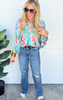 Mint Floral Blouse | Umgee