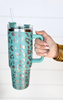 BHB Exclusive: Teal Leopard 40oz Tumbler