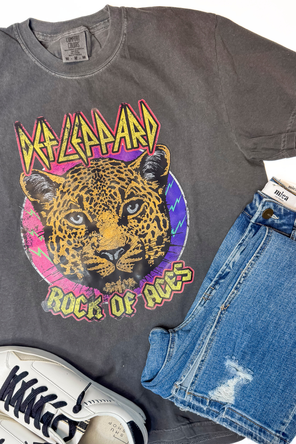 Rock of the Ages Garment Dyed Graphic T-shirt