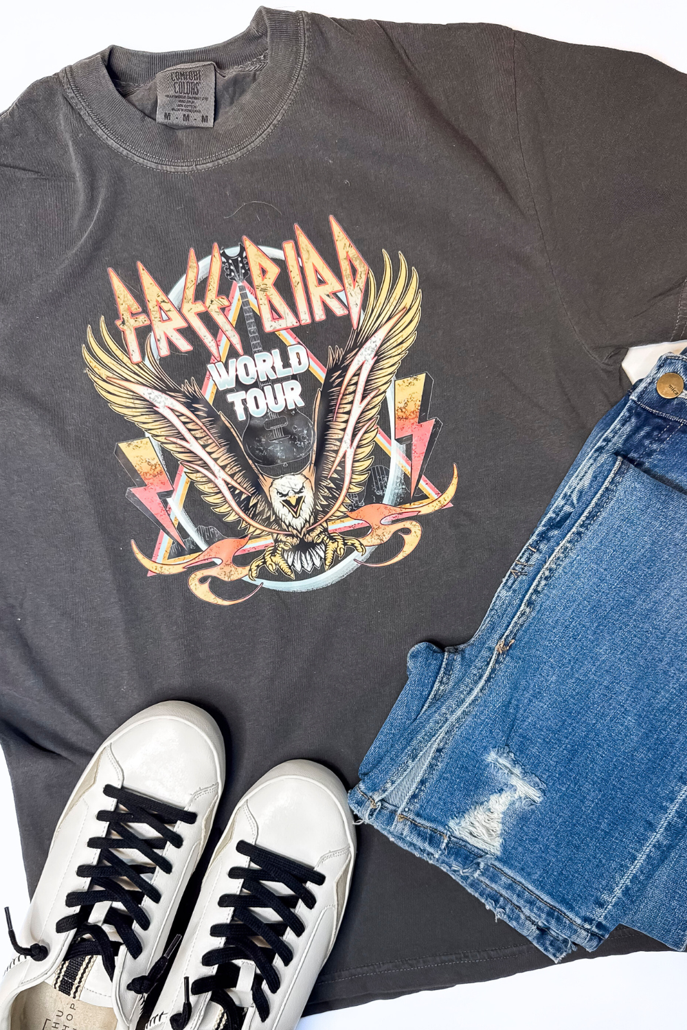 Free Bird Garment Dyed Graphic T-shirt