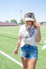 Camo Football Graphic T-shirt