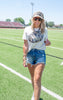 Camo Football Graphic T-shirt