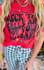 Deck the Halls Not your Husband Holiday Garment Dyed Graphic T-shirt