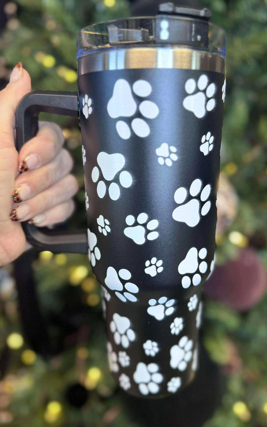 Dog Paw 40oz Tumbler