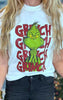 The Mean Green Guy Holiday Garment Dyed Graphic T-shirt