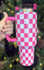 Checkered 40oz Tumbler*