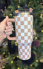 Checkered 40oz Tumbler