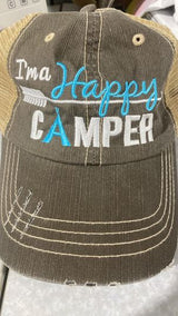 I'm a Happy Camper Trucker Hat**