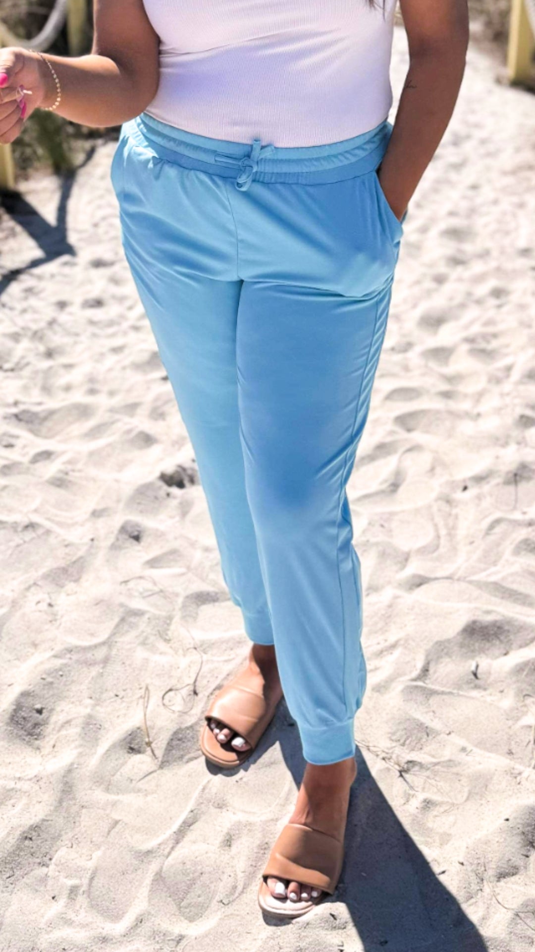 Seaside Blue Everyday Joggers by Salty Wave