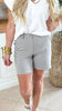 6.5 Inch Misty Grey Everyday Bermuda Chino Shorts by Salty Wave