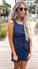 The Sophia Navy Everyday Tank Dress by Salty Wave