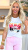 White Sunset Beach Bum Garment Dyed Graphic T-shirt