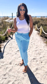 Seaside Blue Everyday Joggers by Salty Wave
