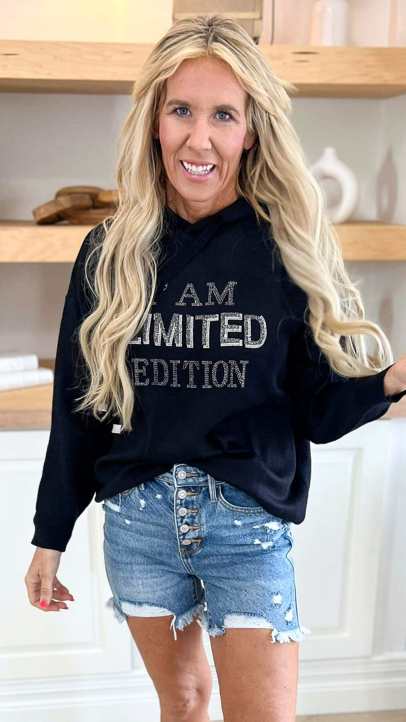 I Am Limited Edition Soft Knitted Hoodie Sweater
