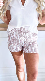 Rust Feather Perfect Everyday Chino Shorts by Salty Wave*