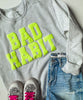 Heather Grey Bad Habit Puffy Graphic Sweatshirt