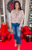 Off the Shoulder Brick Blouse - *DEAL - COUPON EXCLUDED*