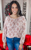 Off the Shoulder Brick Blouse - *DEAL - COUPON EXCLUDED*