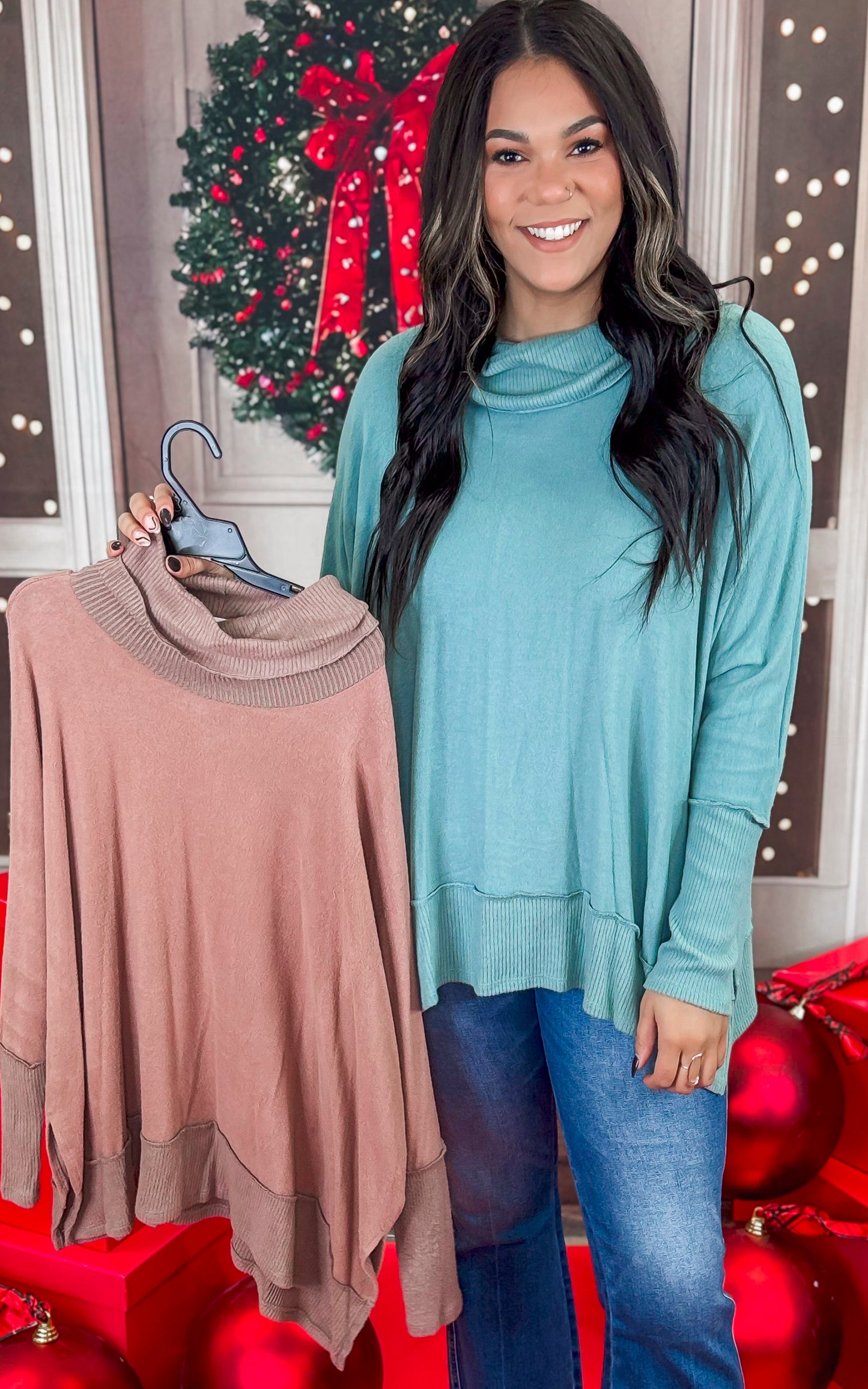 Ready for Everything Dolman Cowl Neck Top -DEAL - COUPON EXCLUDED*