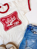 Lake Time Ringer Graphic T-shirt