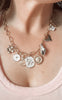 Flower Multi Charm Necklace