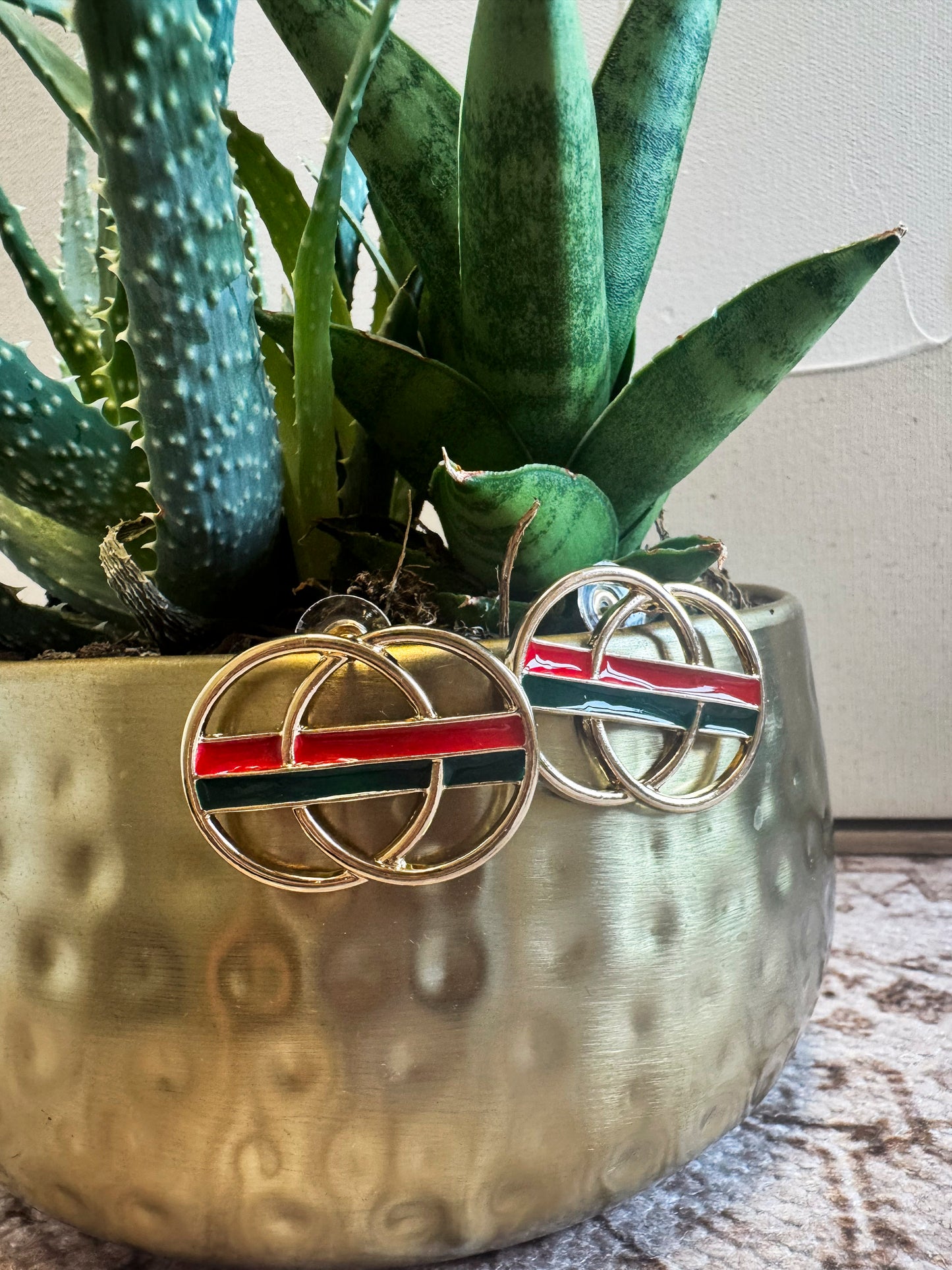 Circle Bar Earrings
